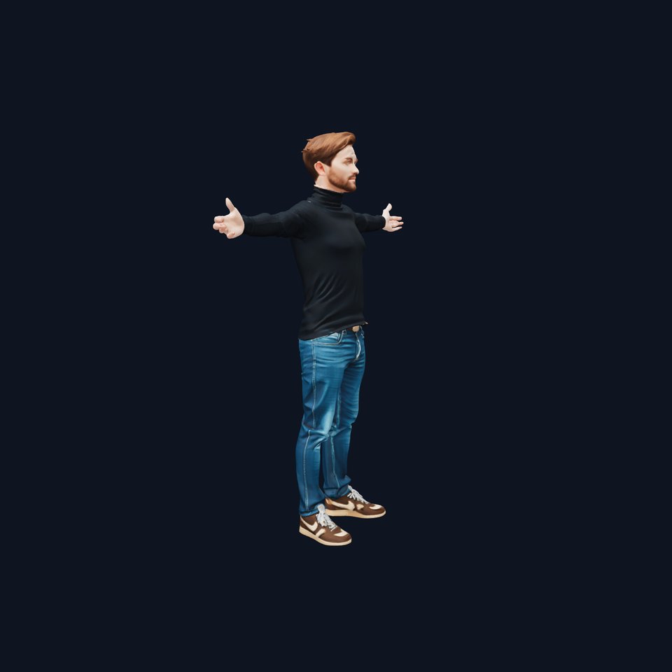 Casual Denim Outfit model pack